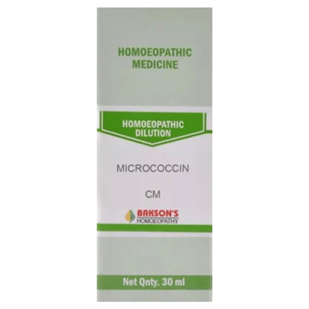 Bakson's Homeopathy Micrococcin Dilution CM Bakson's Homeopathy Micrococcin Dilution CM