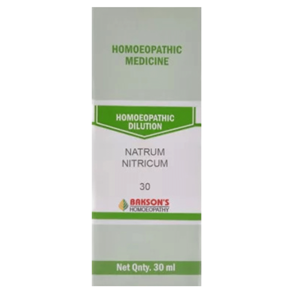 Bakson's Homeopathy Natrum Nitricum Dilution 30