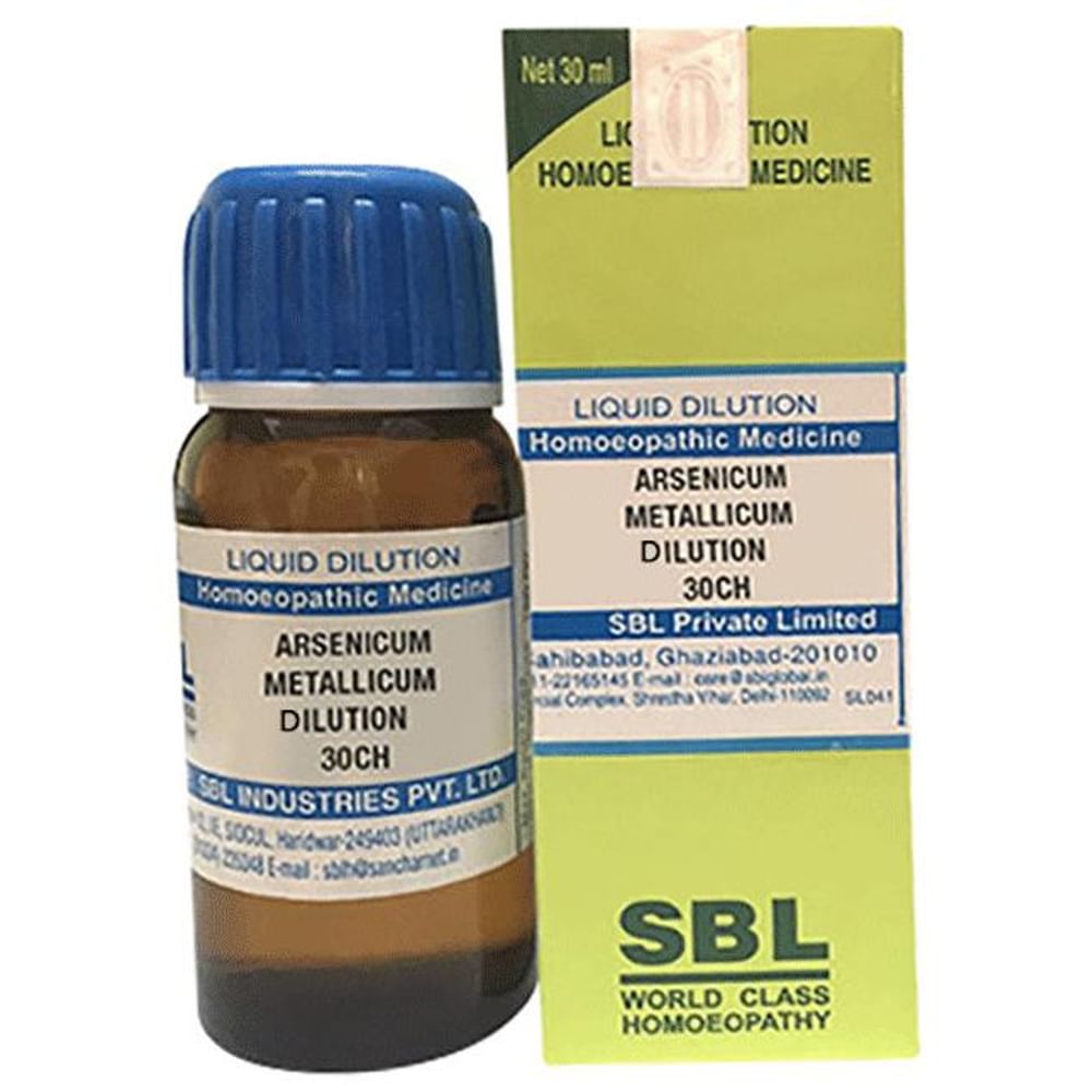 SBL Arsenicum Metallicum Dilution 30 CH SBL Arsenicum Metallicum Dilution 30 CH