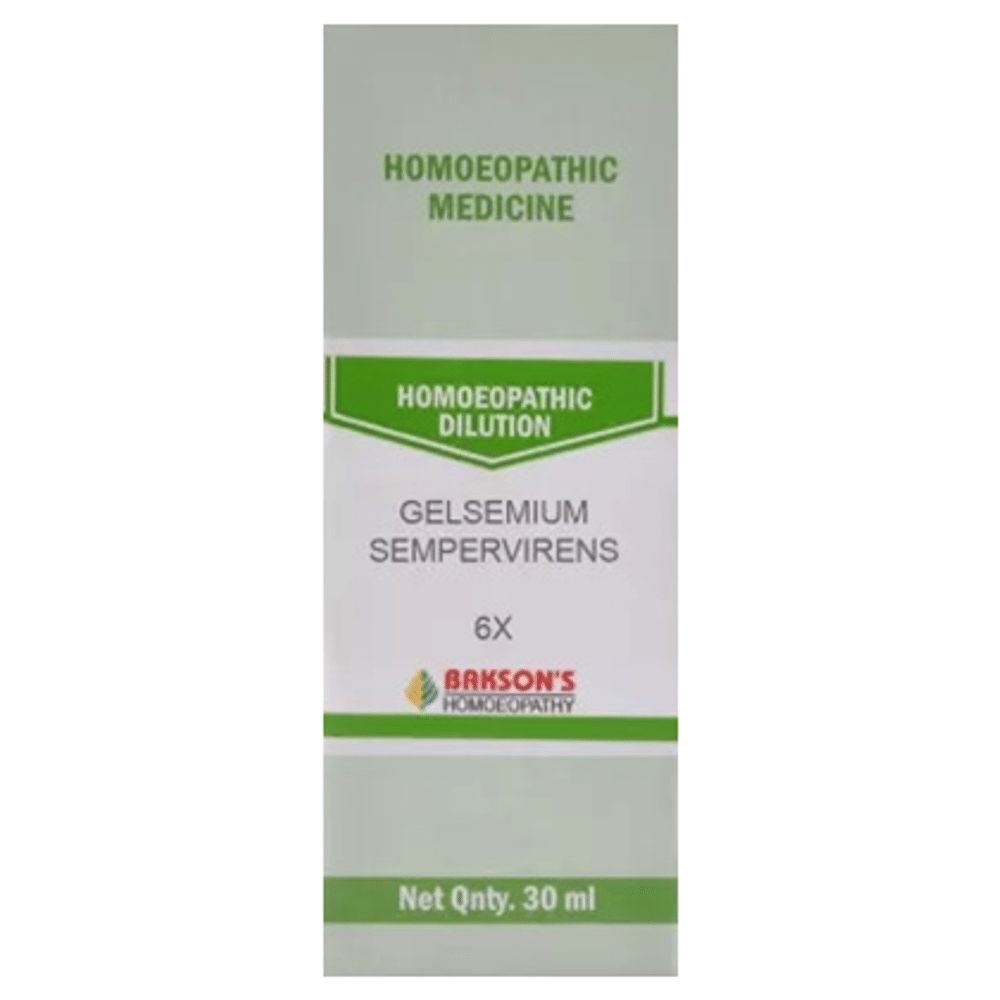 Bakson's Homeopathy Gelsemium Sempervirens Dilution 6X