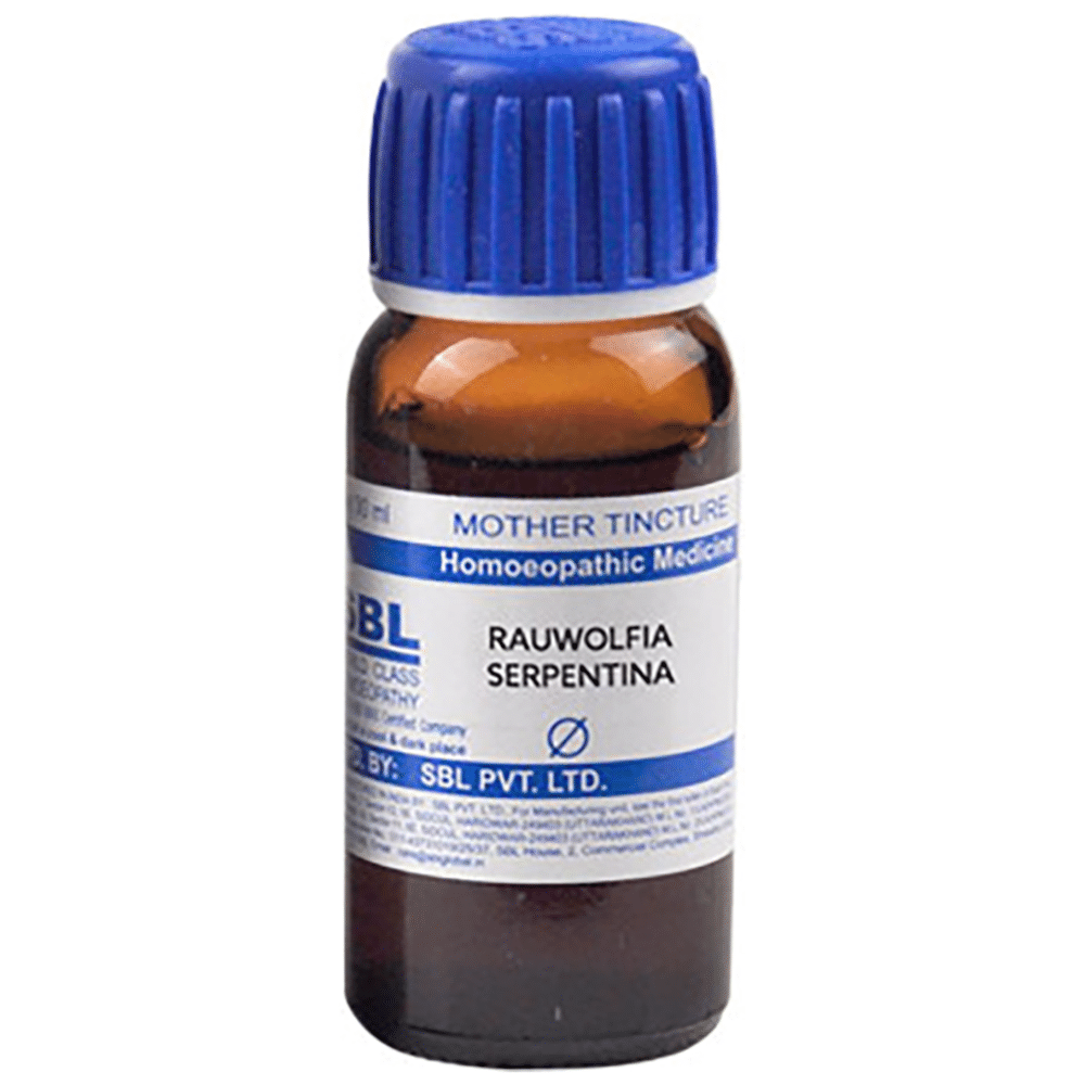 SBL Rauwolfia Serpentina Mother Tincture Q SBL Rauwolfia Serpentina Mother Tincture Q