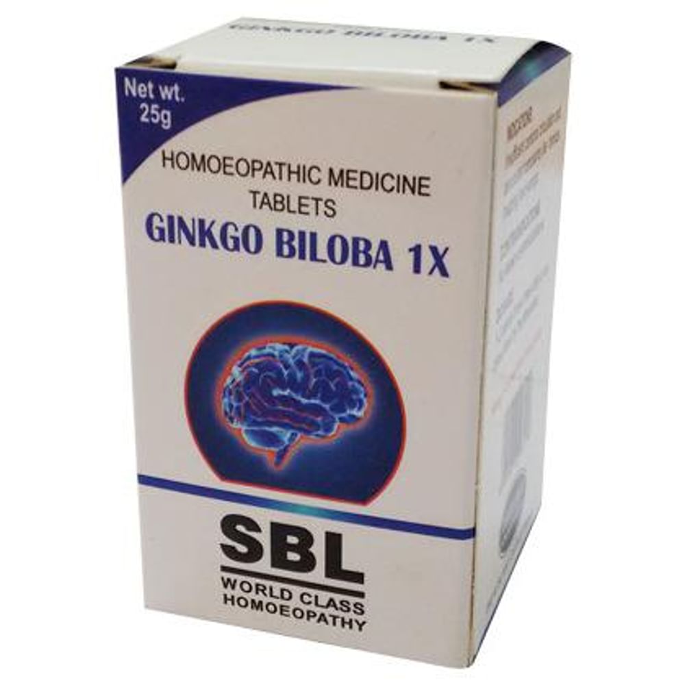 SBL Ginkgo Biloba Tablet 1X SBL Ginkgo Biloba Tablet 1X