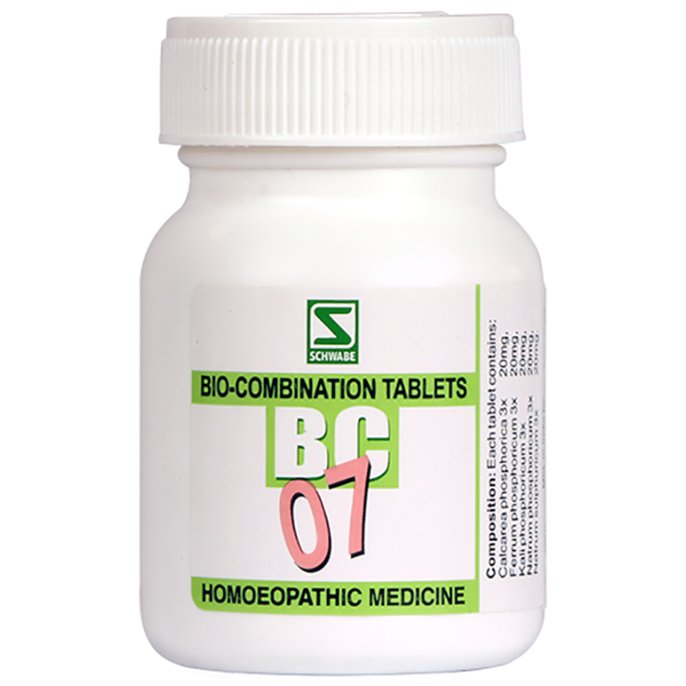Dr Willmar Schwabe India Bio-Combination 07 (BC 07) Tablet Dr Willmar Schwabe India Bio-Combination 07 (BC 07) Tablet