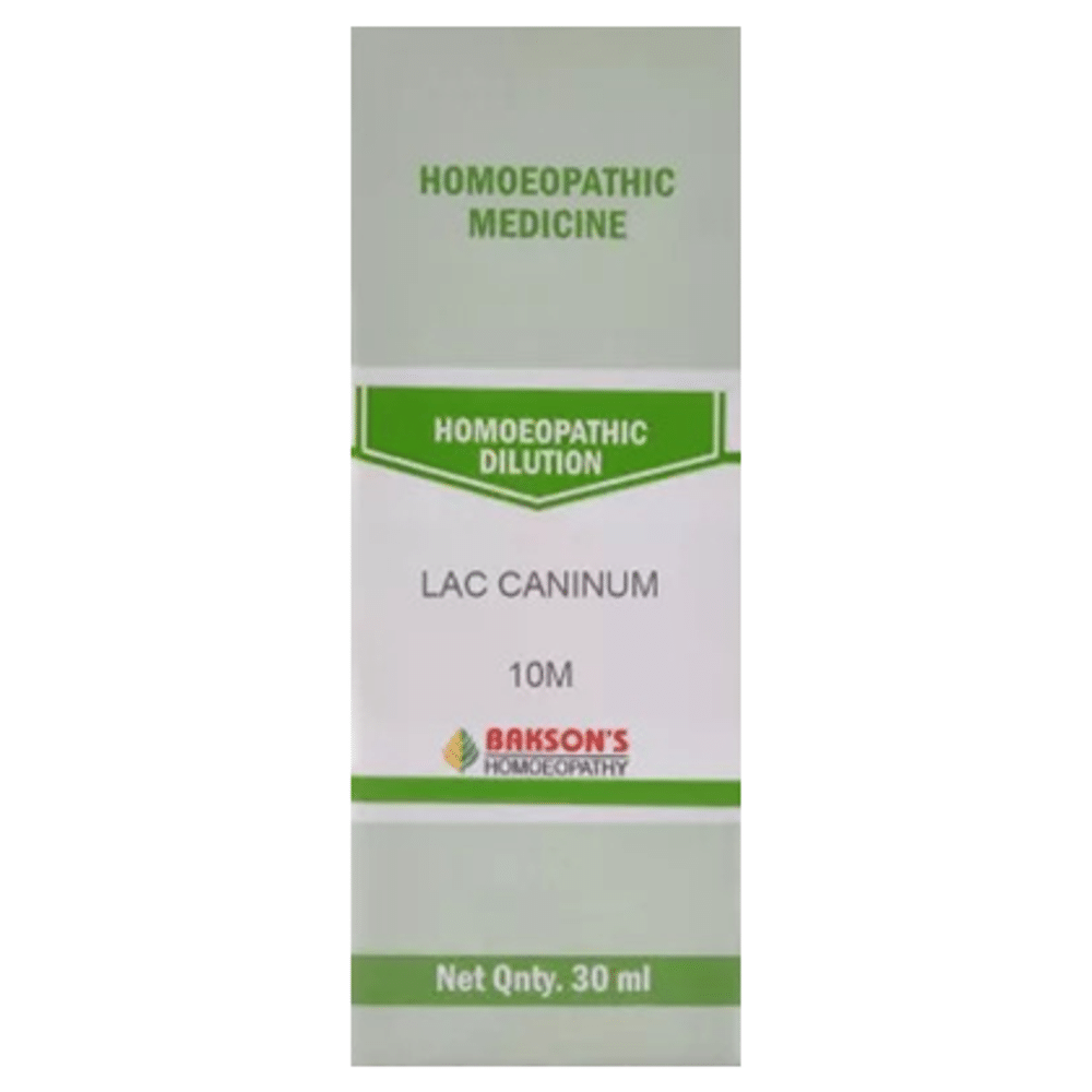 Bakson's Homeopathy Lac Caninum Dilution 10M Bakson's Homeopathy Lac Caninum Dilution 10M