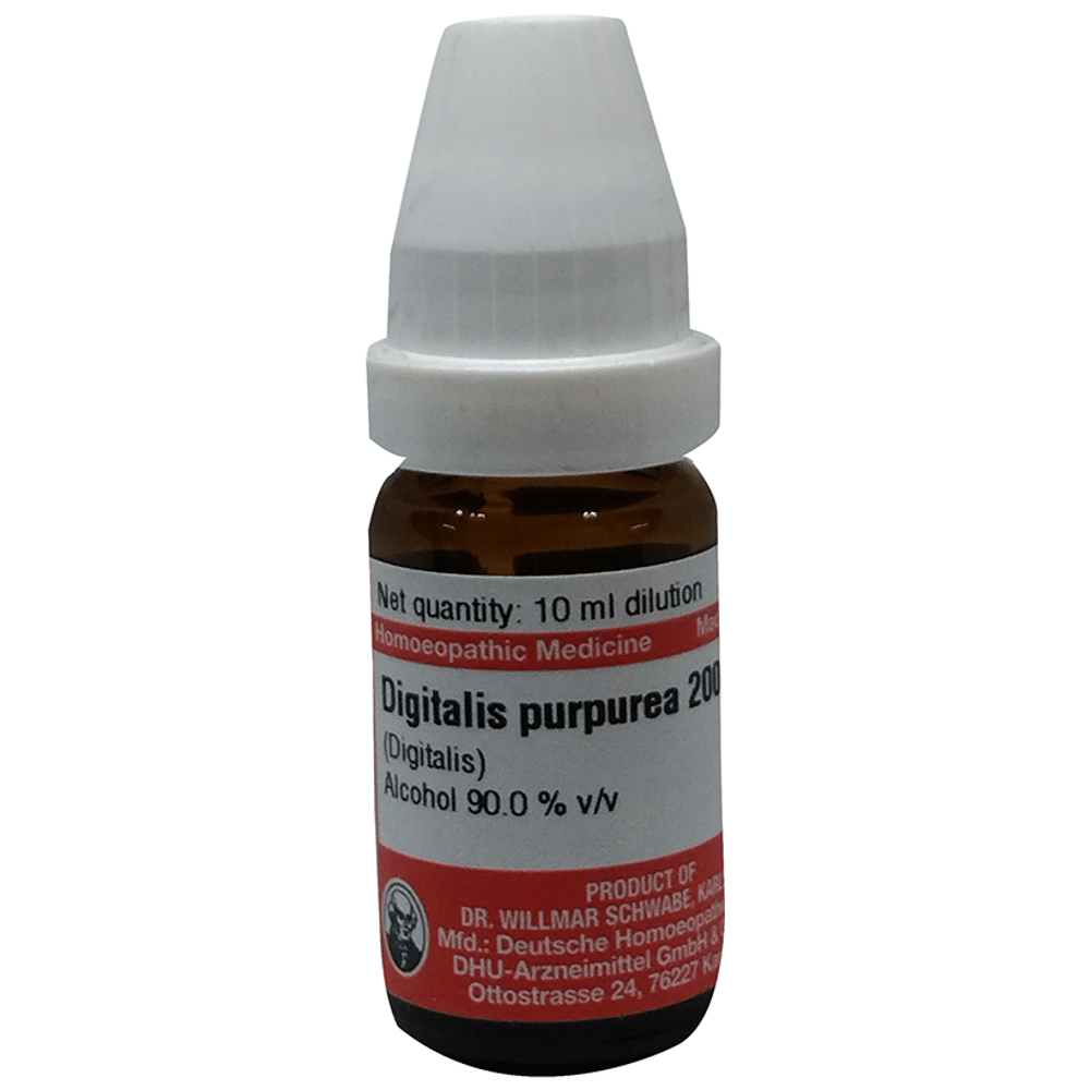 Dr Willmar Schwabe Germany Digitalis Purpurea Dilution 200 Dr Willmar Schwabe Germany Digitalis Purpurea Dilution 200