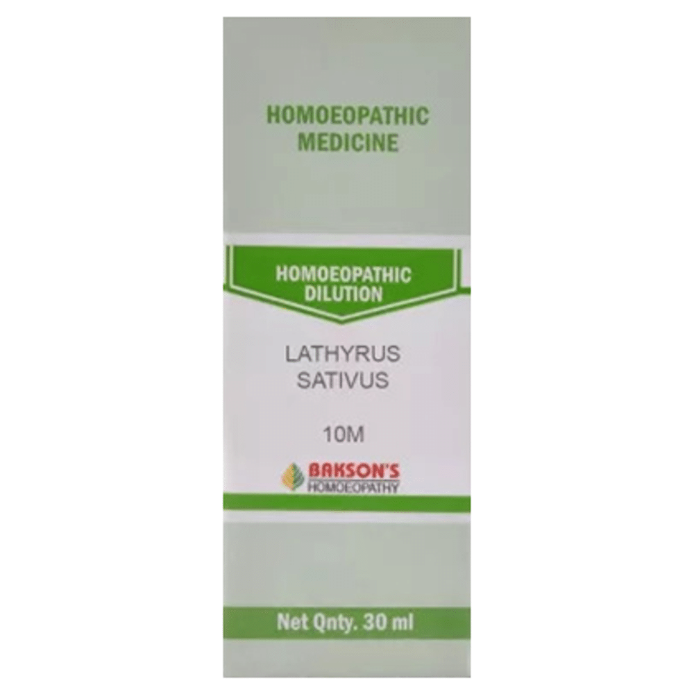 Bakson's Homeopathy Lathyrus Sativus Dilution 10M Bakson's Homeopathy Lathyrus Sativus Dilution 10M