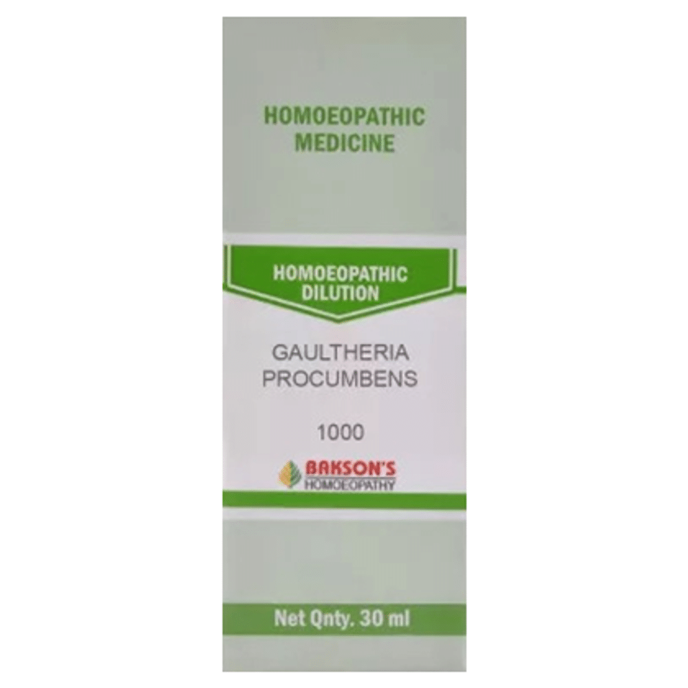 Bakson's Homeopathy Gaultheria Procumbens Dilution 1000 CH