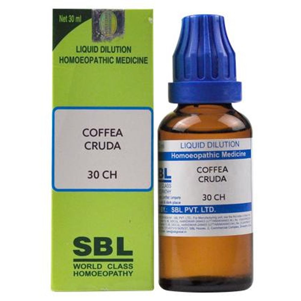 SBL Coffea Cruda Dilution 30 CH SBL Coffea Cruda Dilution 30 CH