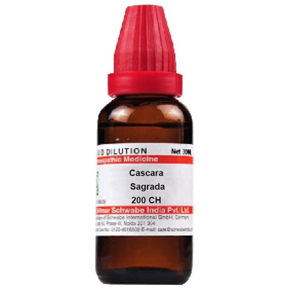 Dr Willmar Schwabe India Cascara Sagrada Dilution 200 CH Dr Willmar Schwabe India Cascara Sagrada Dilution 200 CH