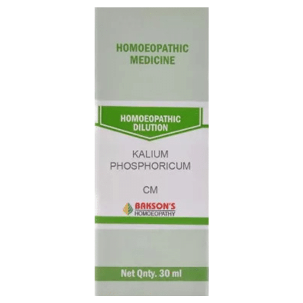 Bakson's Homeopathy Kalium Phosphoricum Dilution CM Bakson's Homeopathy Kalium Phosphoricum Dilution CM