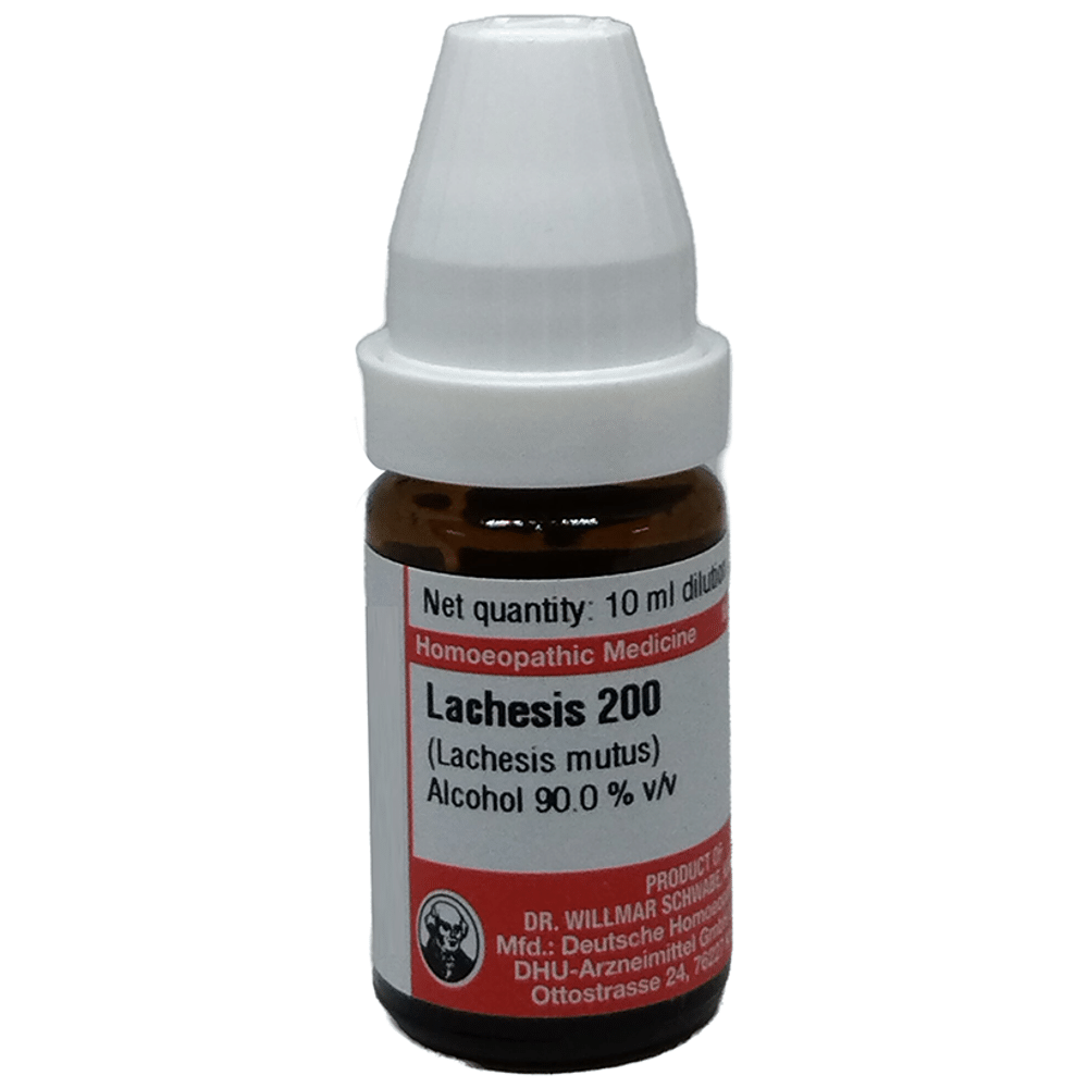 Dr Willmar Schwabe Germany Lachesis Mutus Dilution 200