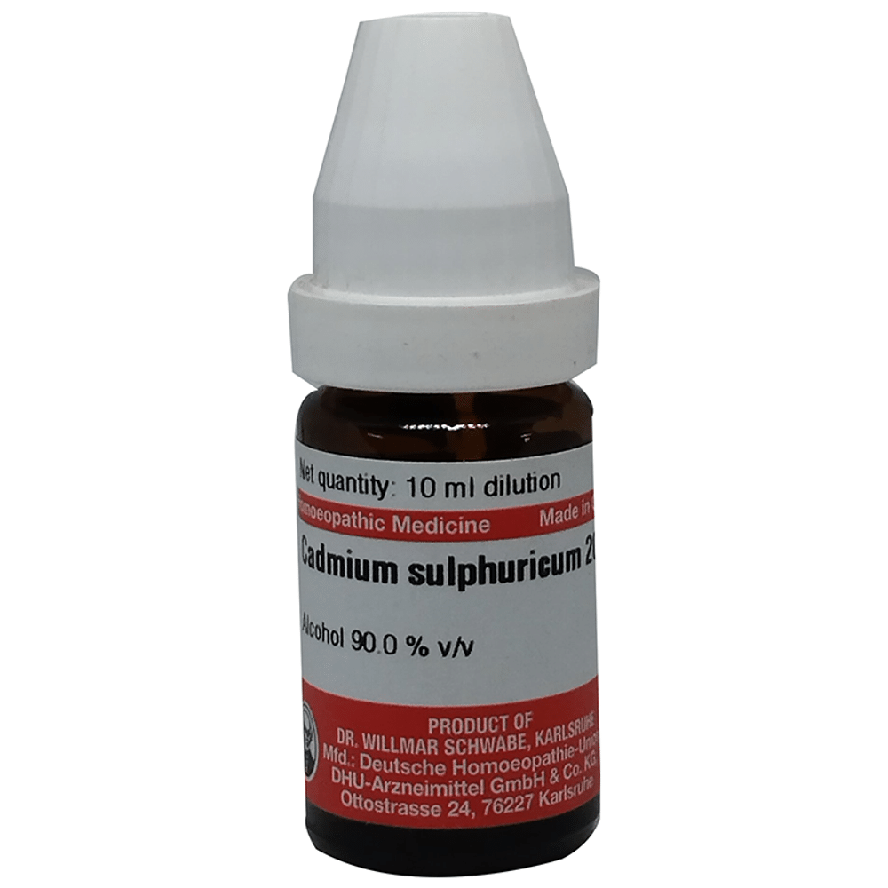 Dr Willmar Schwabe Germany Cadmium Sulphuricum Dilution 200 Dr Willmar Schwabe Germany Cadmium Sulphuricum Dilution 200