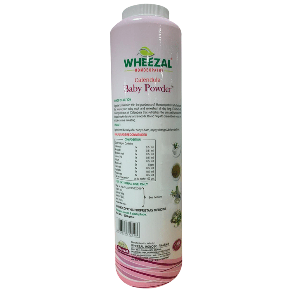 Wheezal Calendula Baby Powder