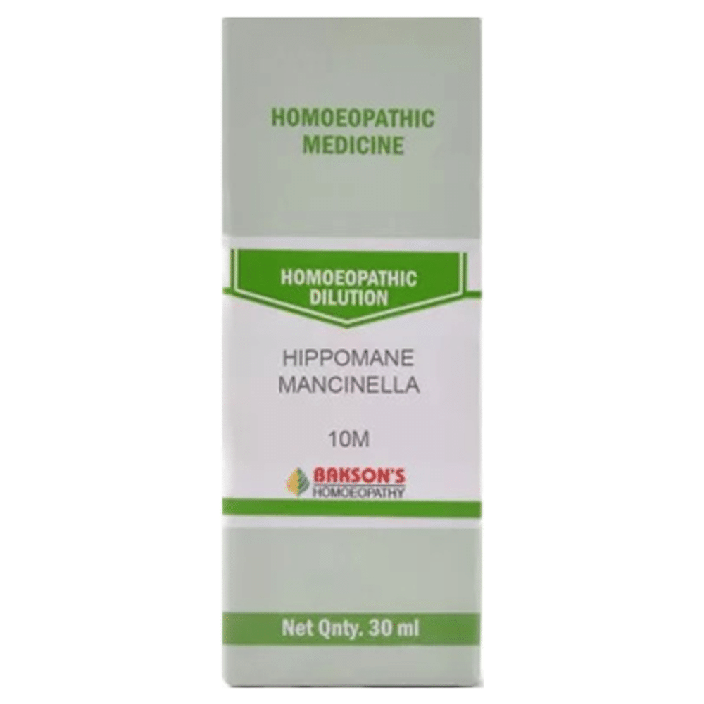Bakson's Homeopathy Hippomane Mancinella Dilution 10M Bakson's Homeopathy Hippomane Mancinella Dilution 10M