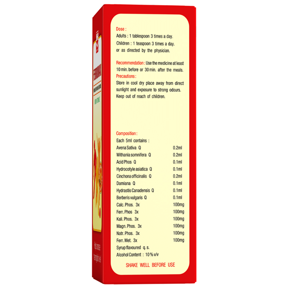 Homeopaths Ferrumax Iron Tonic Orange Homeopaths Ferrumax Iron Tonic Orange