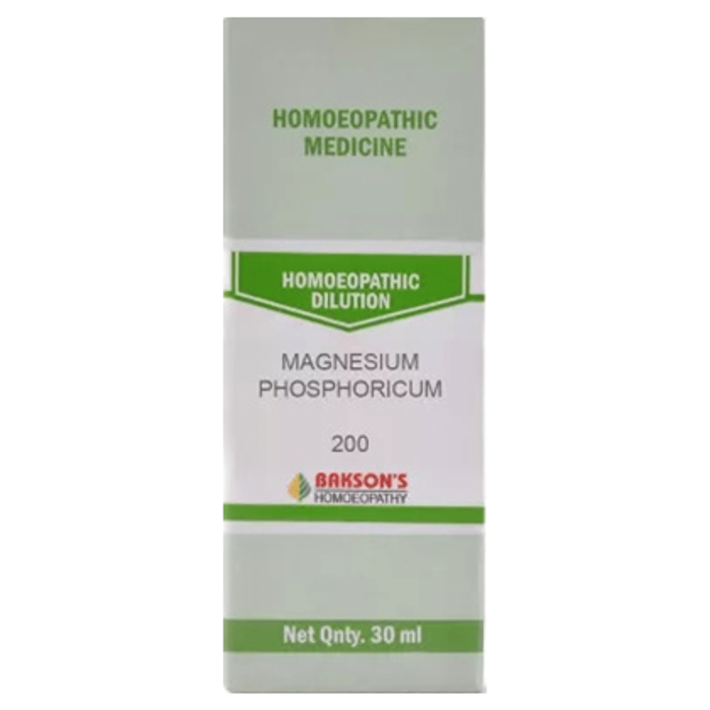 Bakson's Homeopathy Magnesium Phosphoricum Dilution 200