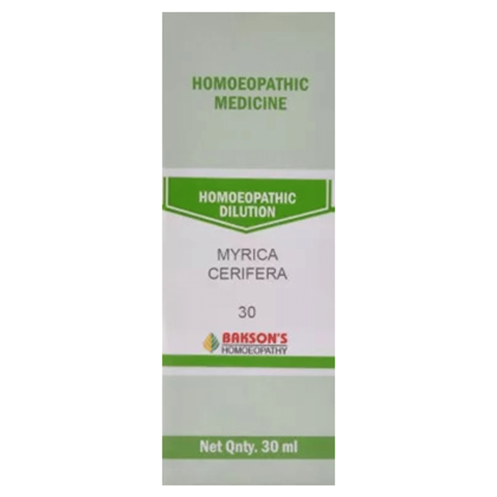 Bakson's Homeopathy Myrica Cerifera Dilution 30