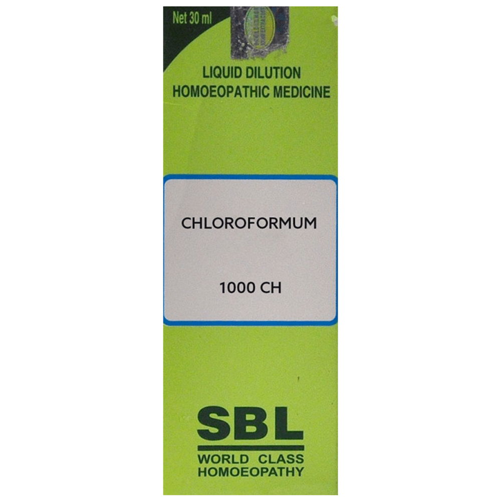 SBL Chloroformum Dilution 1000 CH SBL Chloroformum Dilution 1000 CH
