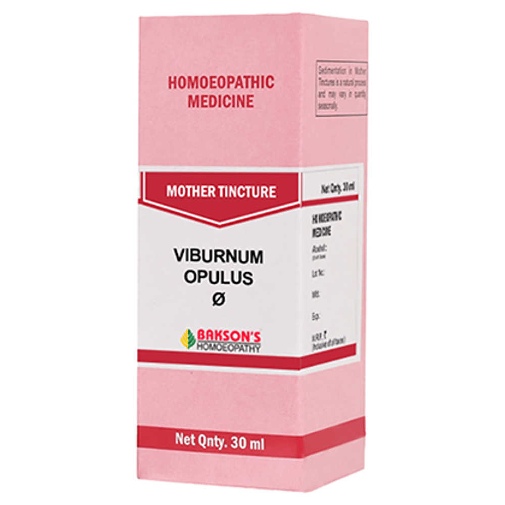 Bakson's Homeopathy Viburnum Opulus Mother Tincture Q Bakson's Homeopathy Viburnum Opulus Mother Tincture Q