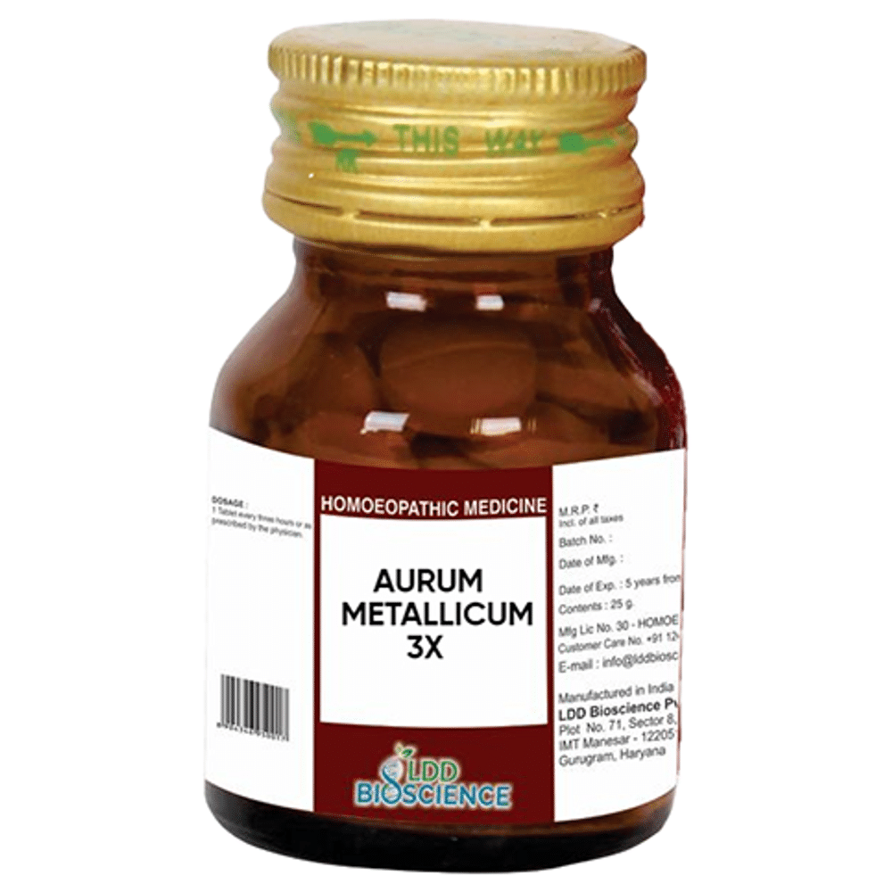 LDD Bioscience Aurum Metallicum 3X LDD Bioscience Aurum Metallicum 3X