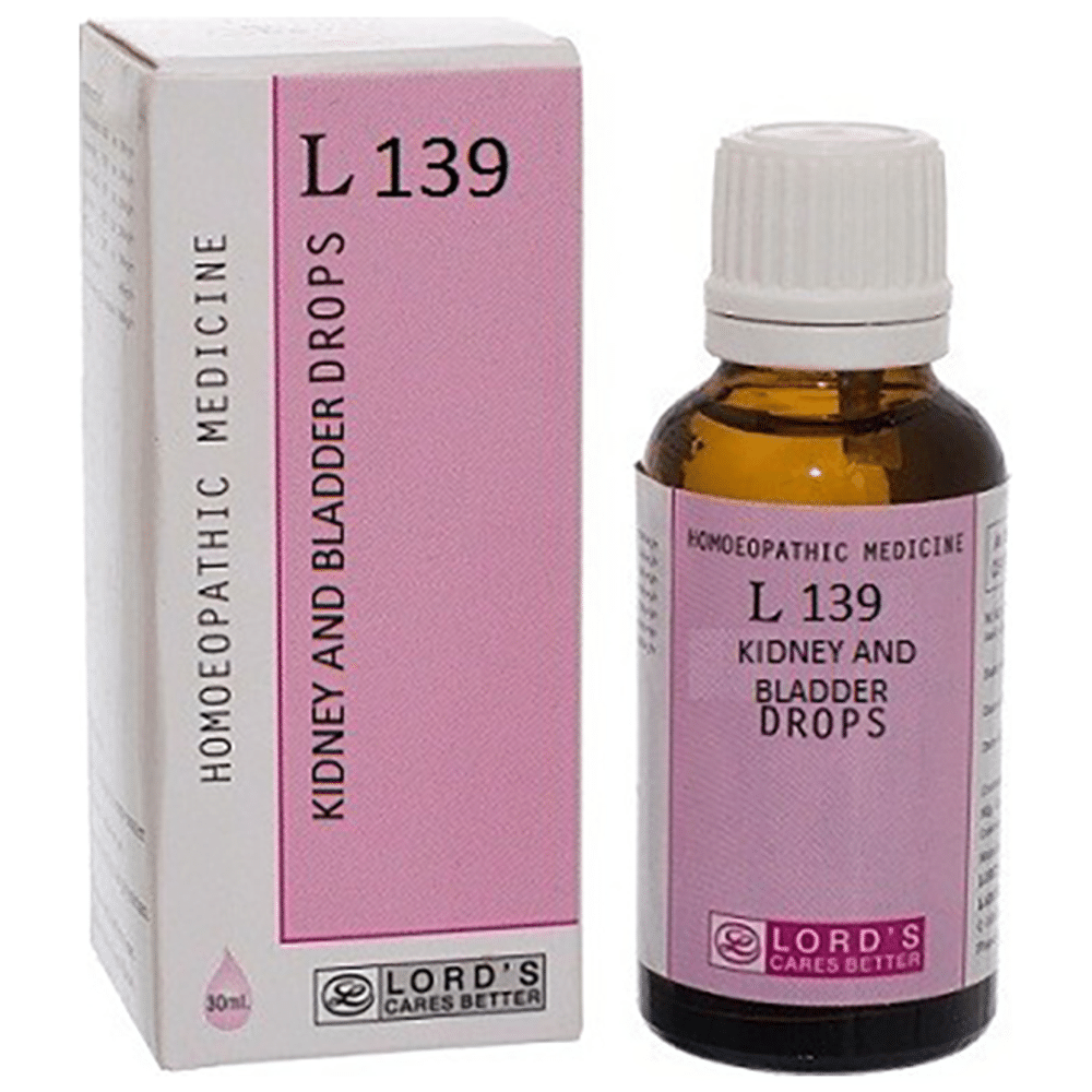 Lord's L 139 Kidney And Bladder Drop Lord's L 139 Kidney And Bladder Drop