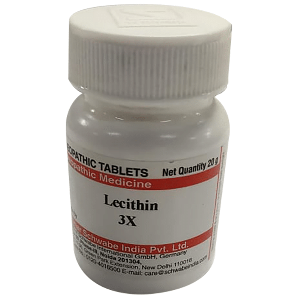Dr Willmar Schwabe India Lecithin Trituration Tablet 3X