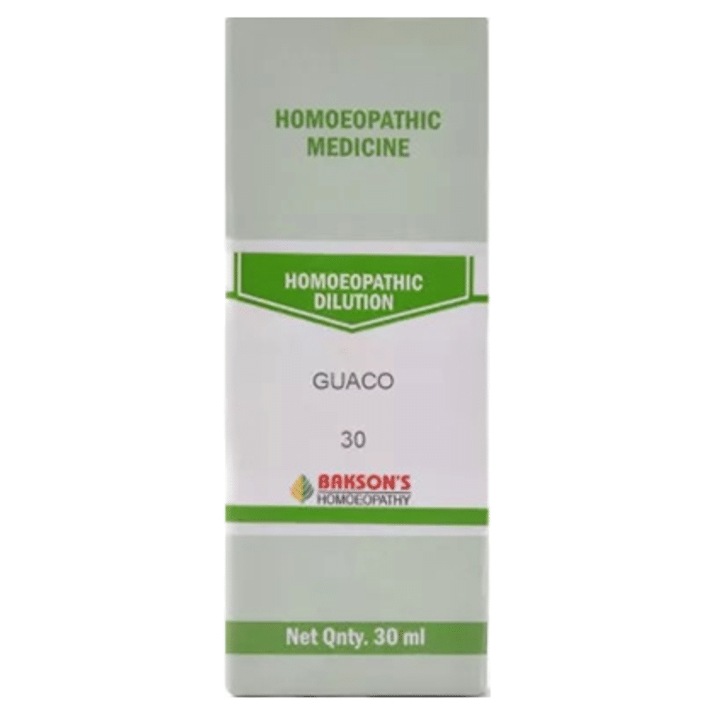 Bakson's Homeopathy Dilution Guaco 30 Bakson's Homeopathy Dilution Guaco 30