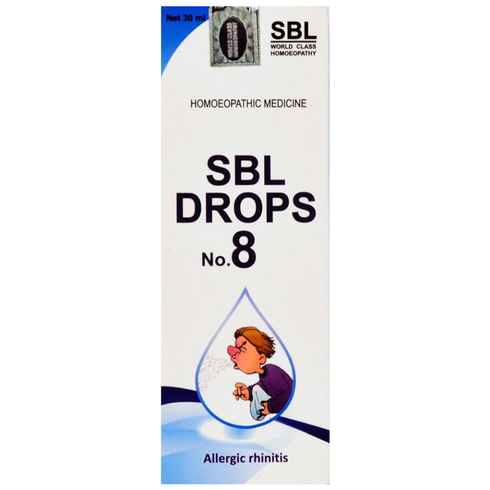 SBL Drops No. 8 ( For Allergic Rhinitis) SBL Drops No. 8 ( For Allergic Rhinitis)