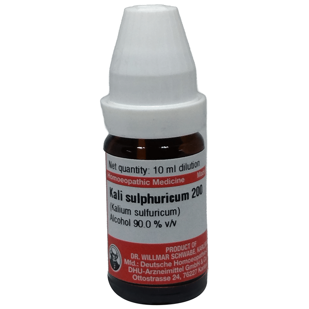 Dr Willmar Schwabe Germany Kali Sulphuricum Dilution 200 Dr Willmar Schwabe Germany Kali Sulphuricum Dilution 200