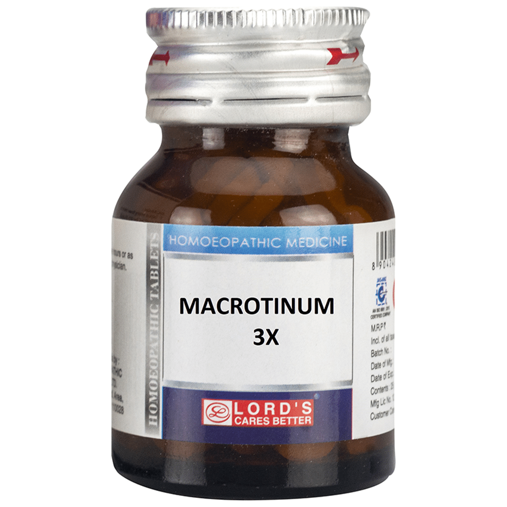 Lord's Macrotinum Trituration Tablet 3X