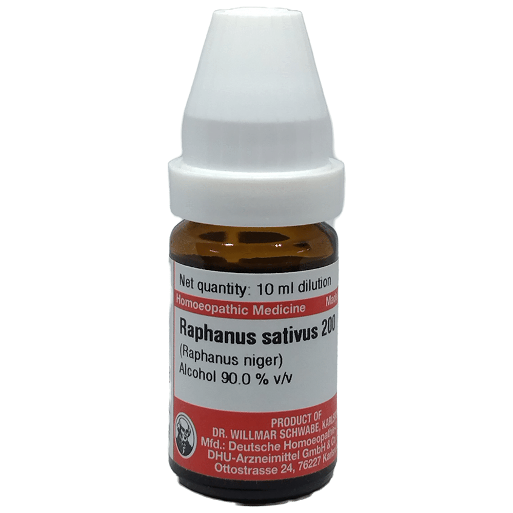 Dr Willmar Schwabe Germany Raphanus Sativus (Raphanus Niger) Dilution 200 Dr Willmar Schwabe Germany Raphanus Sativus (Raphanus Niger) Dilution 200