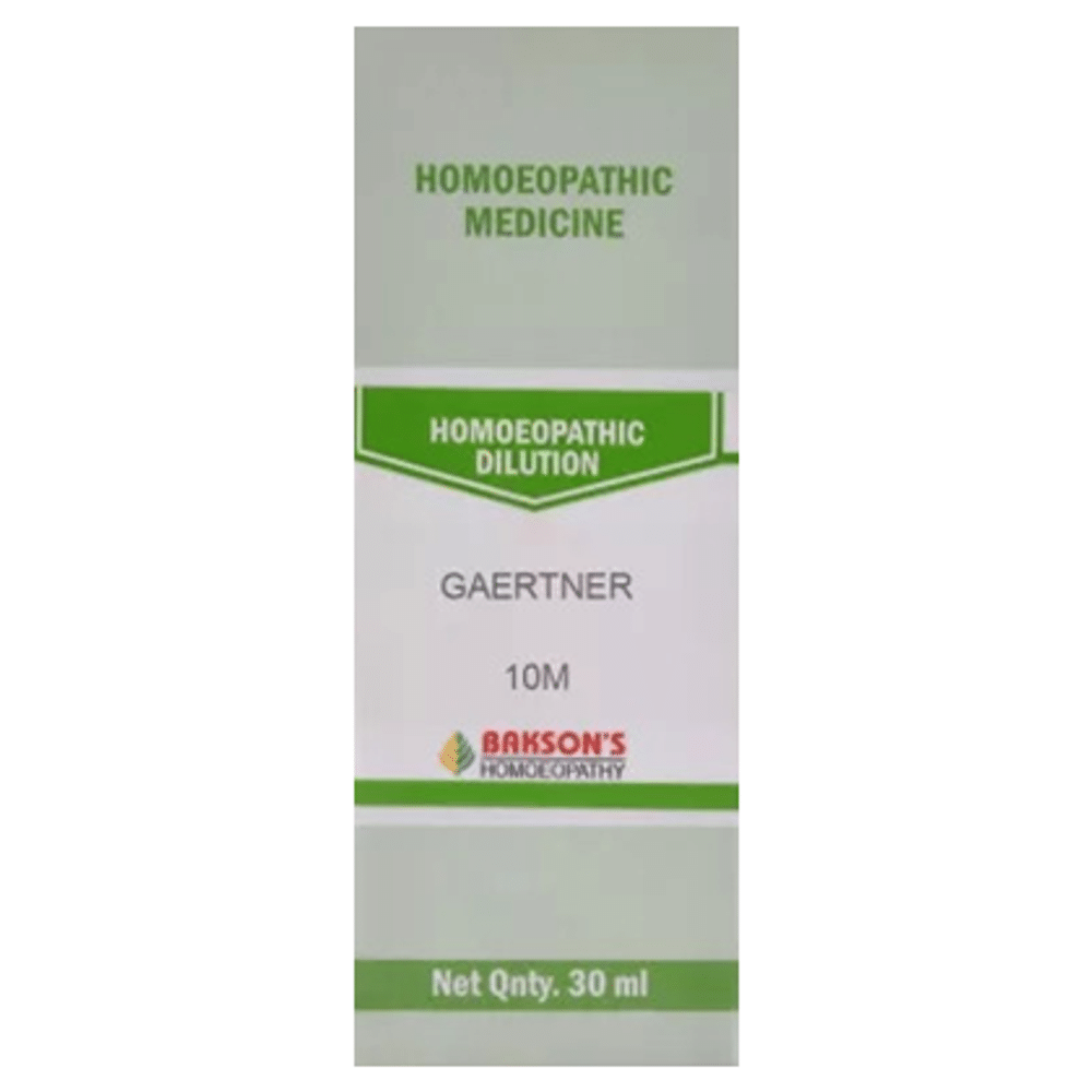 Bakson's Homeopathy Gaertner Dilution 10M