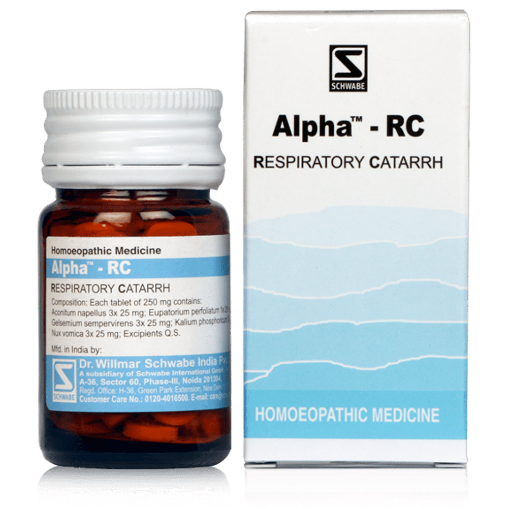 Dr Willmar Schwabe India Alpha - RC Tablet Dr Willmar Schwabe India Alpha - RC Tablet