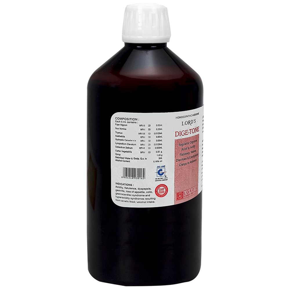 Lord's Dige-Tone Syrup Lord's Dige-Tone Syrup
