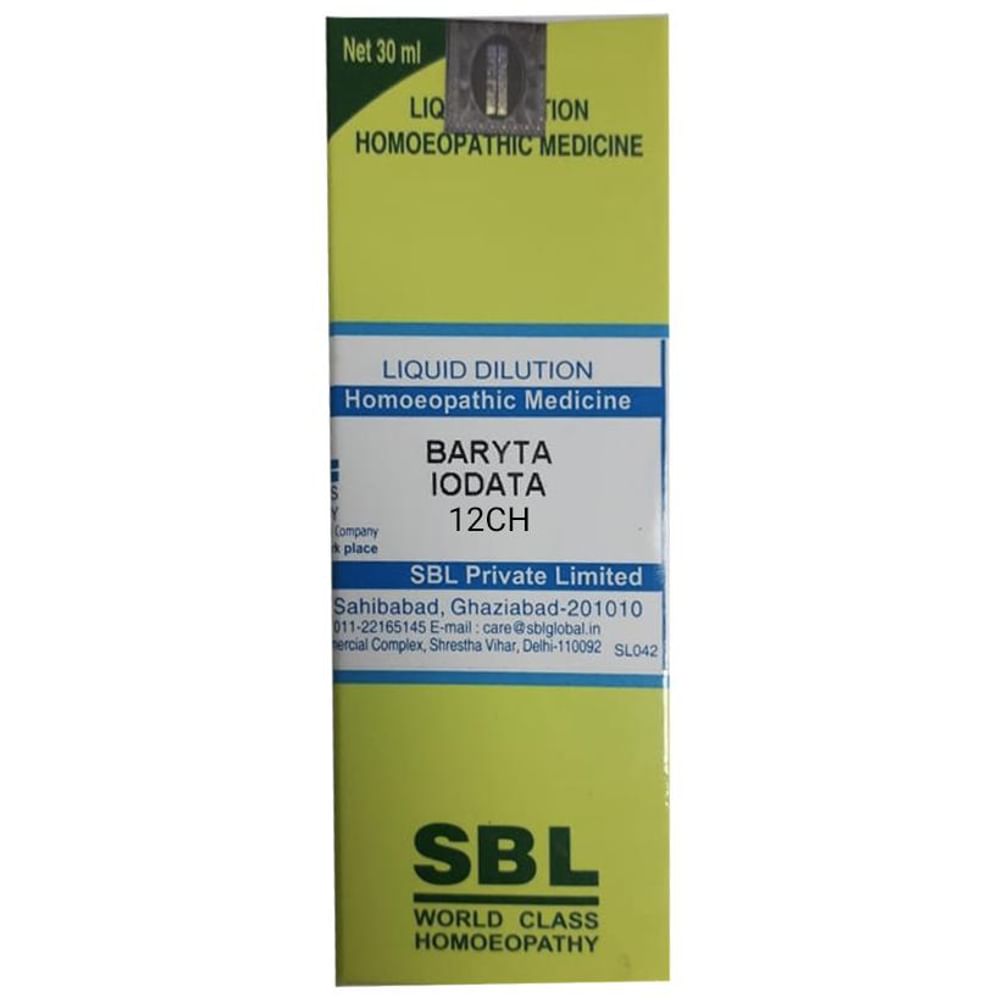 SBL Baryta Iodata Dilution 12 CH SBL Baryta Iodata Dilution 12 CH