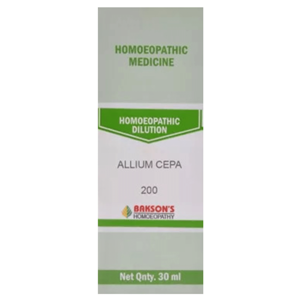 Bakson's Homeopathy Allium Cepa Dilution 200 Bakson's Homeopathy Allium Cepa Dilution 200