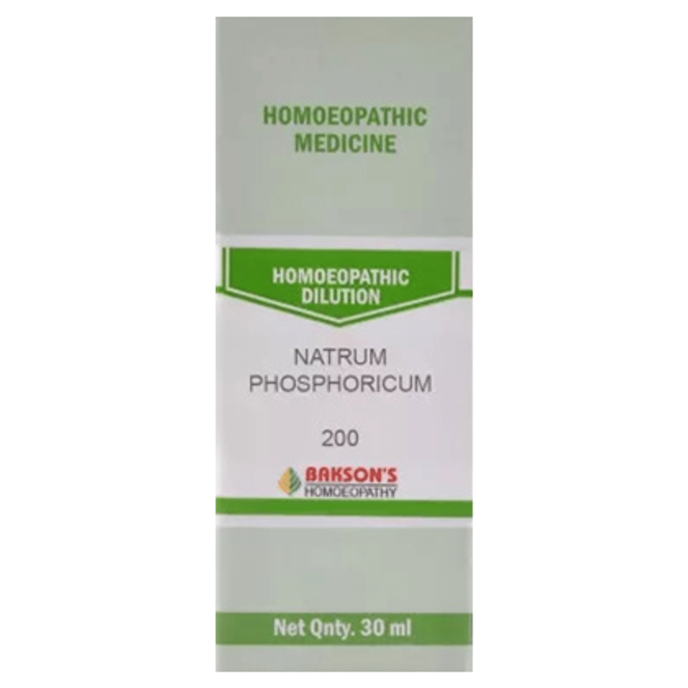 Bakson's Homeopathy Natrum Phosphoricum Dilution 200
