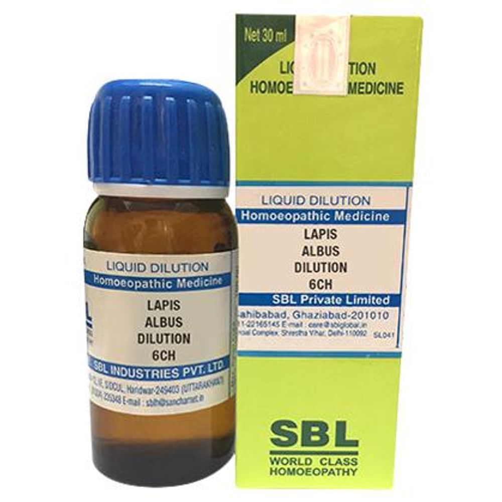 SBL Lapis Albus Dilution 6 CH SBL Lapis Albus Dilution 6 CH