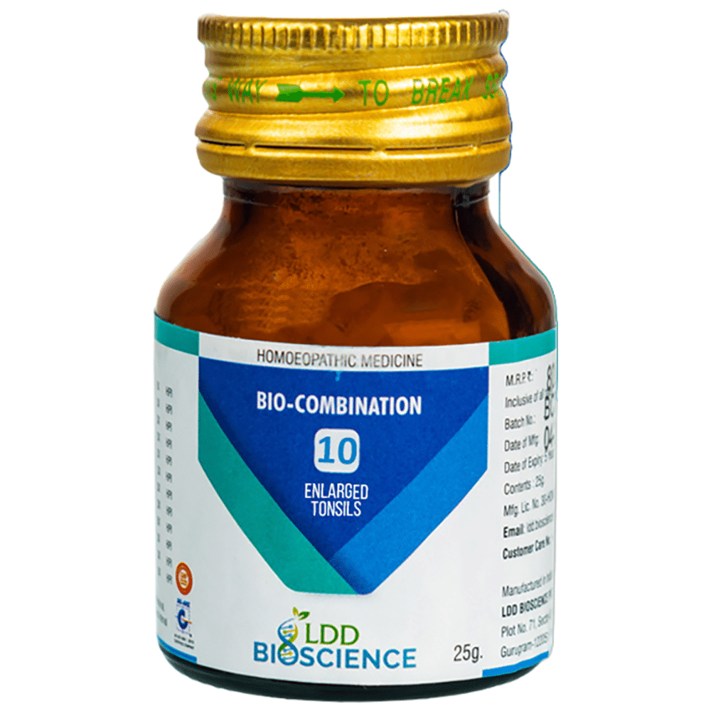 LDD Bioscience Bio-Combination 10 Enlarged Tonsils Tablet LDD Bioscience Bio-Combination 10 Enlarged Tonsils Tablet