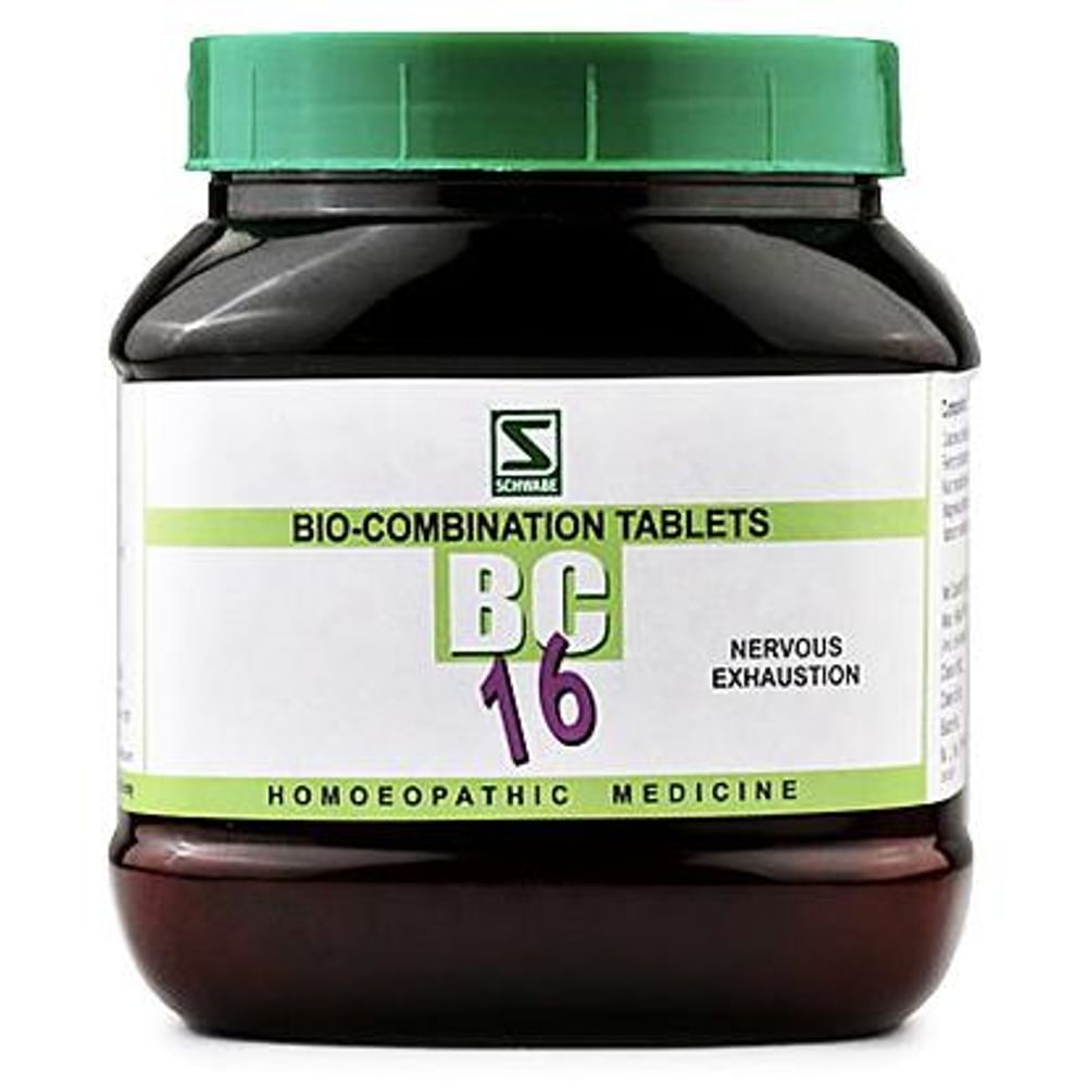 Dr Willmar Schwabe India Bio-Combination 16 (BC 16) Tablet Dr Willmar Schwabe India Bio-Combination 16 (BC 16) Tablet