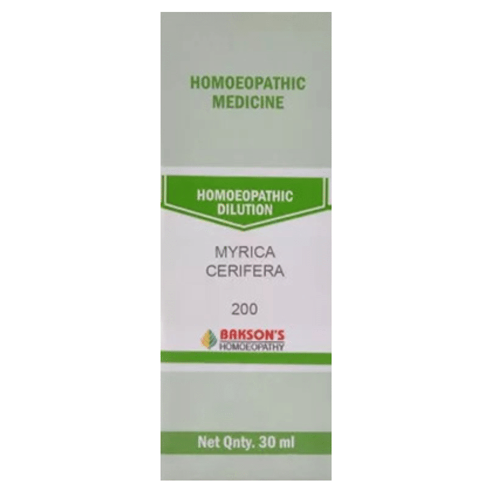 Bakson's Homeopathy Myrica Cerifera Dilution 200