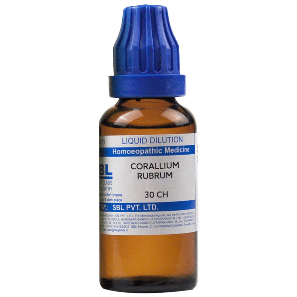 SBL Corallium Rubrum Dilution 30 CH SBL Corallium Rubrum Dilution 30 CH