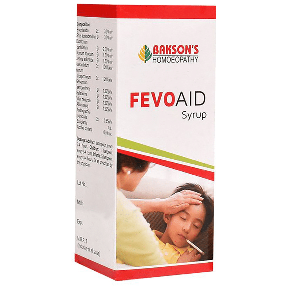 Bakson's Homeopathy Fevo Aid Syrup Bakson's Homeopathy Fevo Aid Syrup