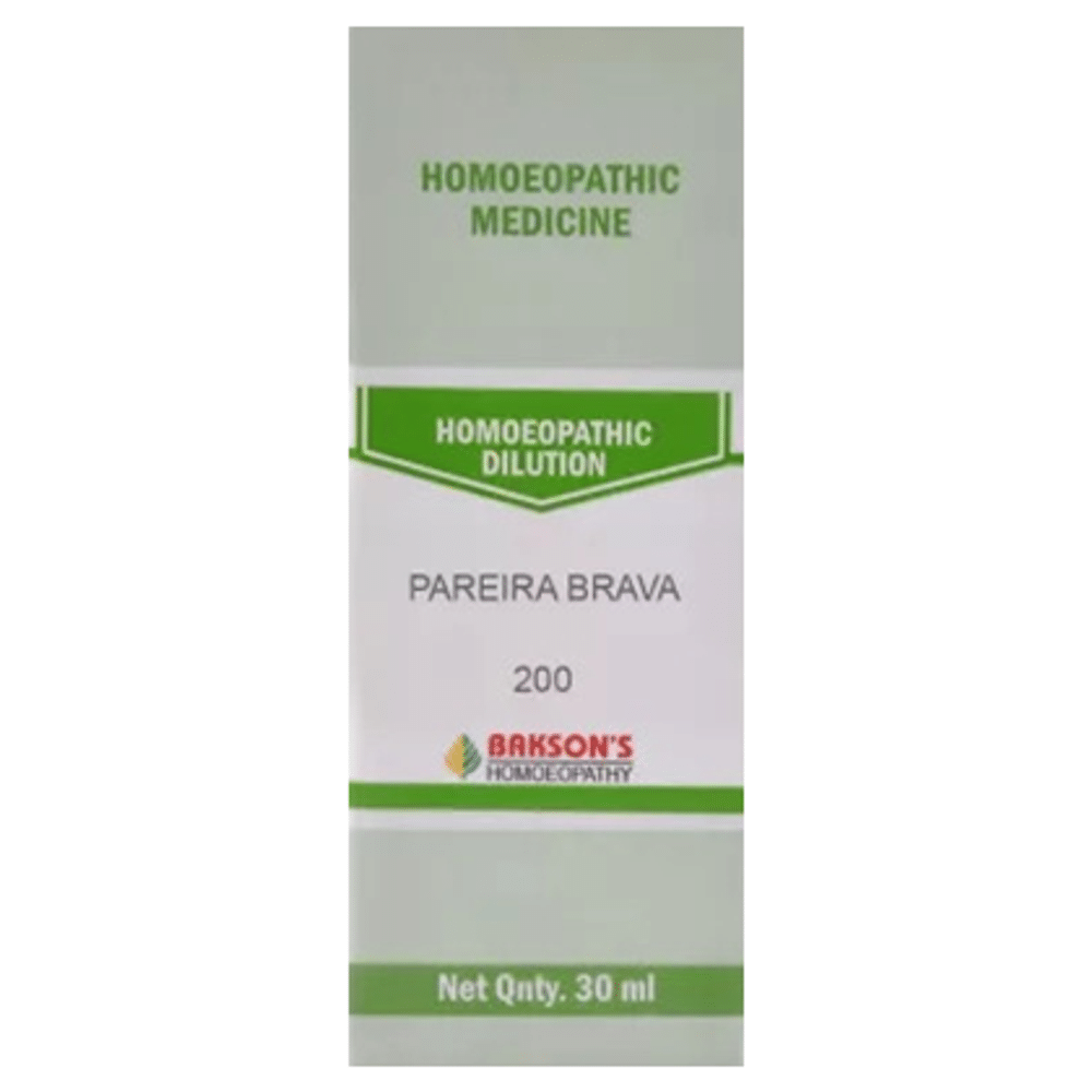 Bakson's Homeopathy Pareira Brava Dilution 200
