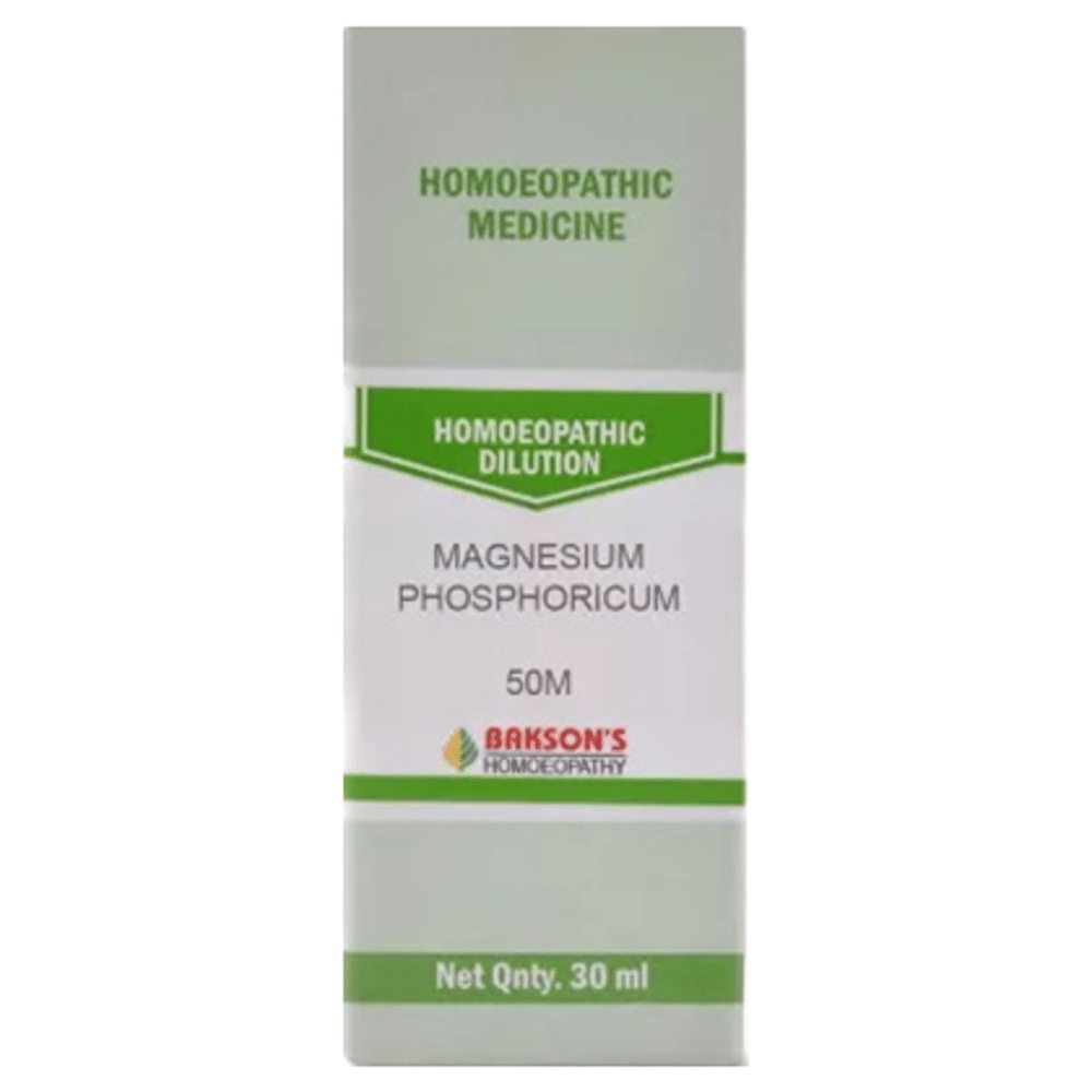 Bakson's Homeopathy Magnesium Phosphoricum Dilution 50M