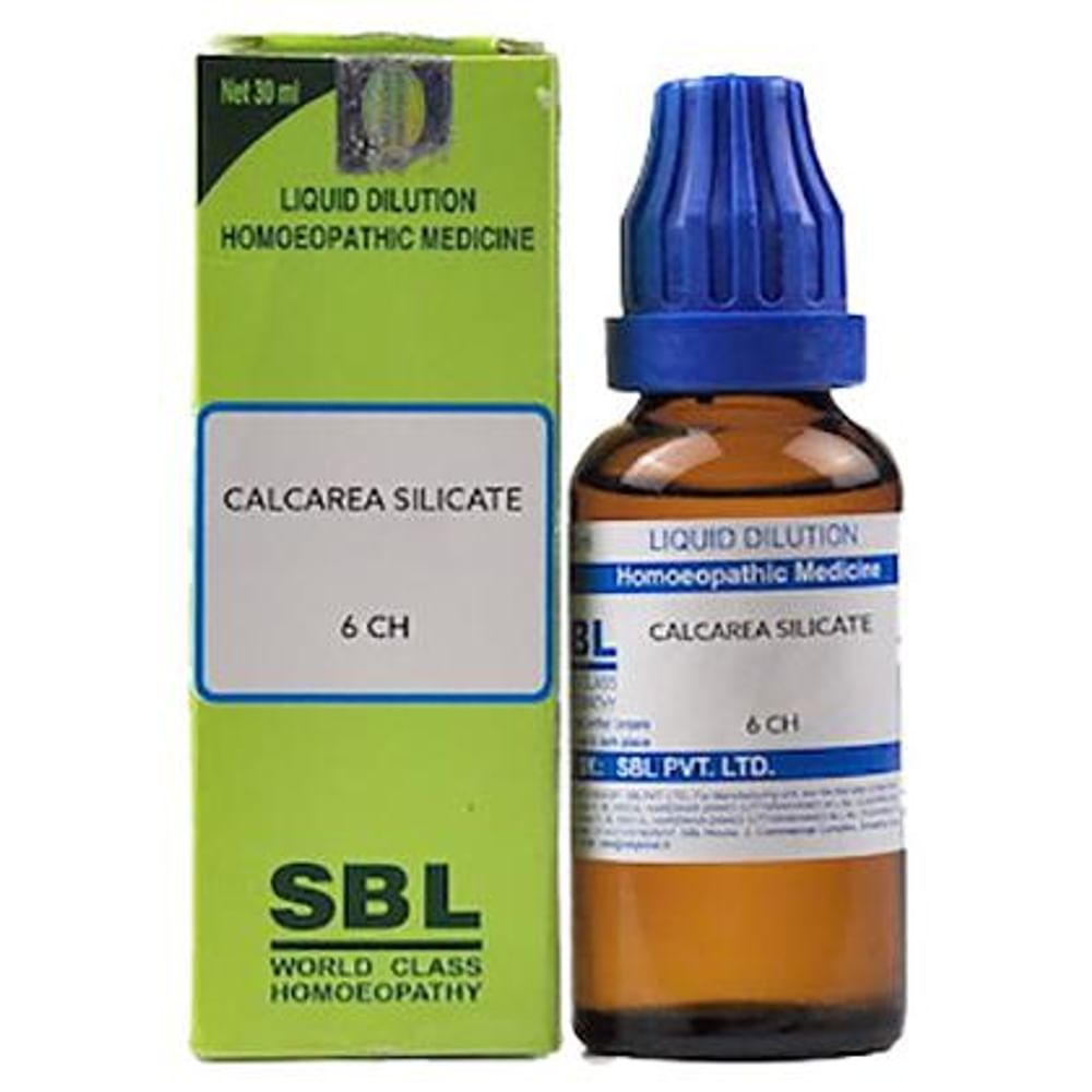 SBL Calcarea Silicate Dilution 6 CH SBL Calcarea Silicate Dilution 6 CH