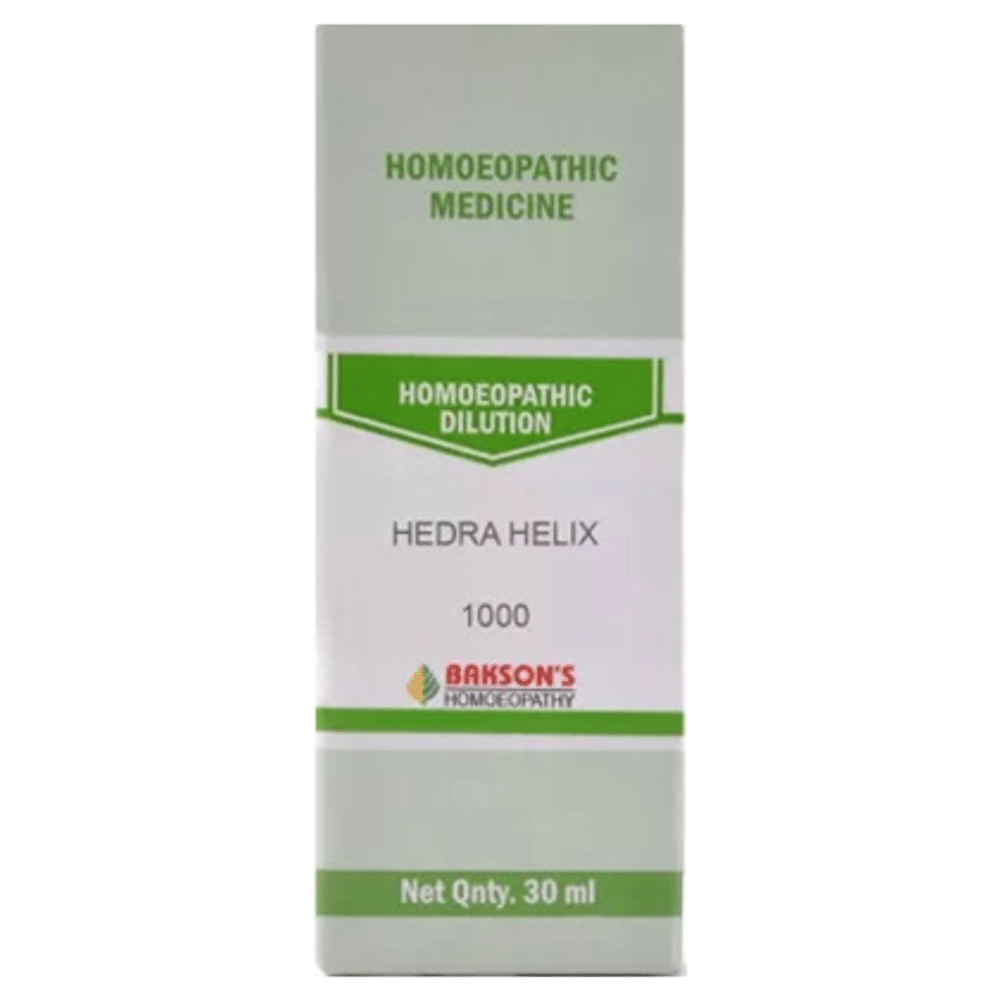 Bakson's Homeopathy Hedra Helix Dilution 1000 CH