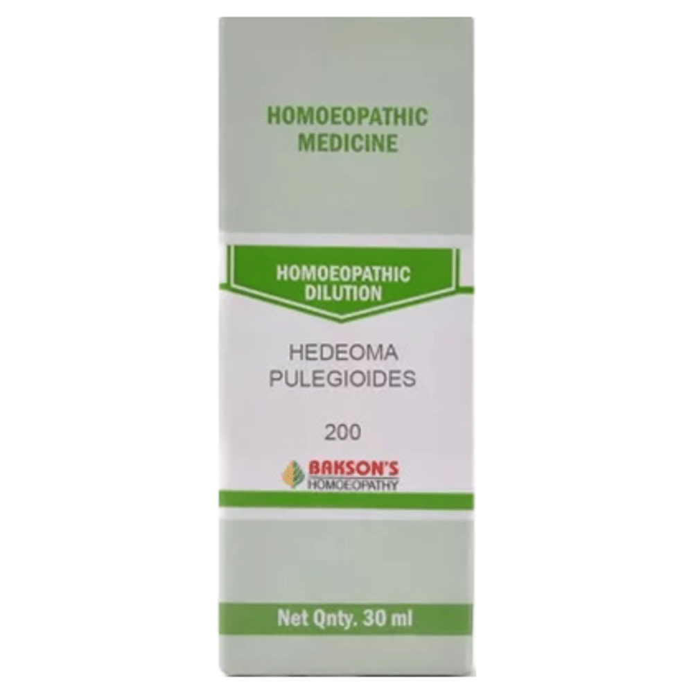Bakson's Homeopathy Hedeoma Pulegioides Dilution 200
