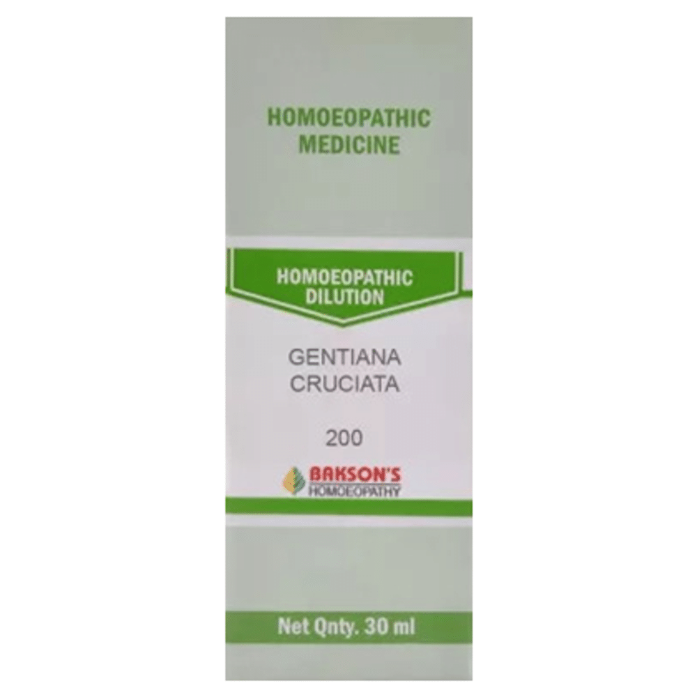 Bakson's Homeopathy Gentiana Cruciata Dilution 200
