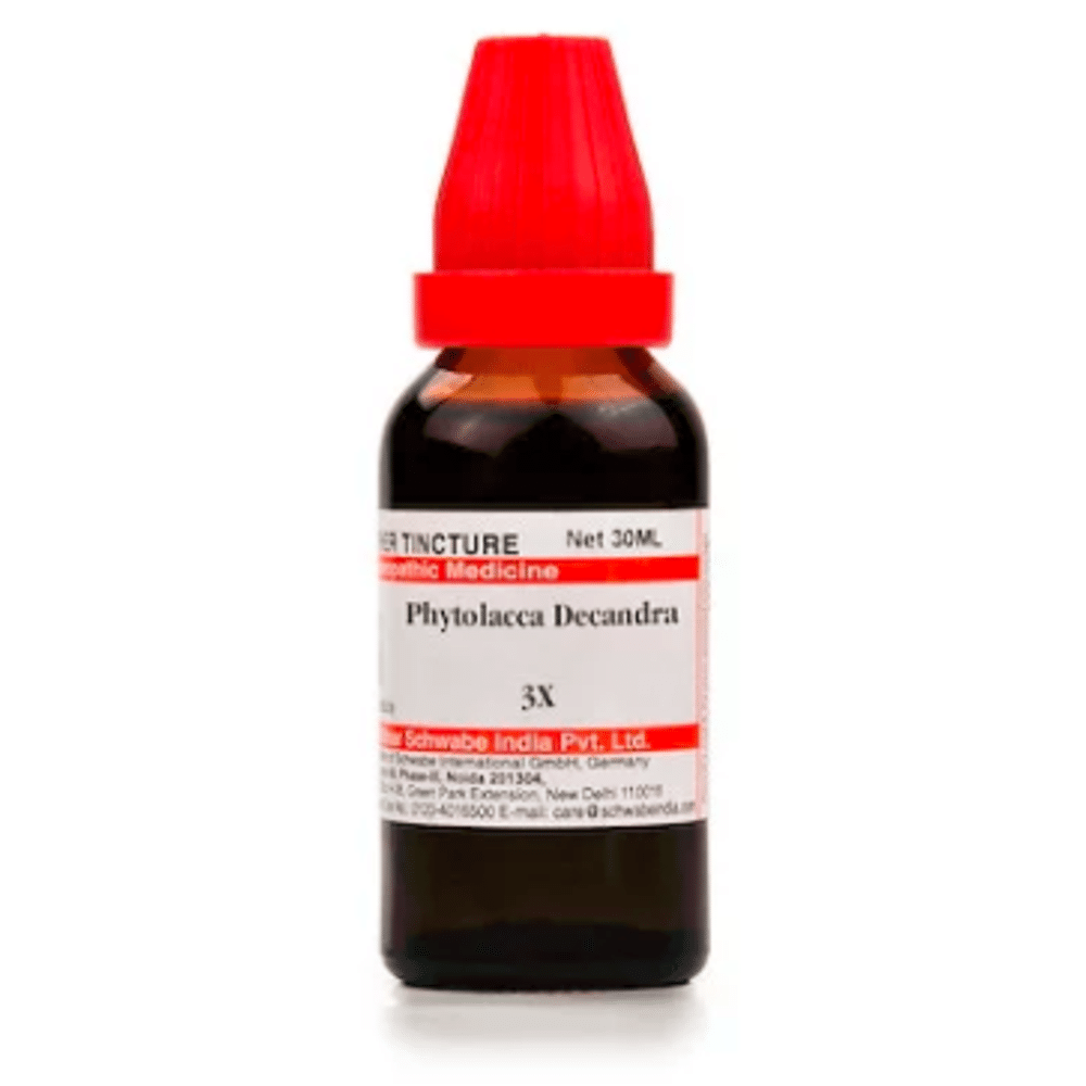Dr Willmar Schwabe India Phytolacca Decandra Mother Tincture Q Dr Willmar Schwabe India Phytolacca Decandra Mother Tincture Q